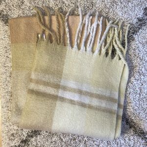 Anthropologie Plaid Scarf NWT